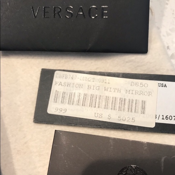 Versace Deep Purple Big Mirror Bag - Picture 4 of 4